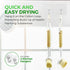 Set 2 AIRNEX Bamboo Dish Brush of - Dishwasher Brush w/Handle Made of Wheat Straw & Sisal Bristles - Non Scratch