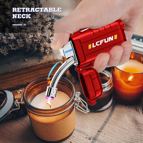 LcFun Plasma Lighters Rechargeable Electric Lighter Outdoor Windproof Arc Lighter USB C Lighter Flameless Electronic Lighter for Camping Gear, Survival Kits, Tactical Gear, Hiking Gear, Adventure by LcFun