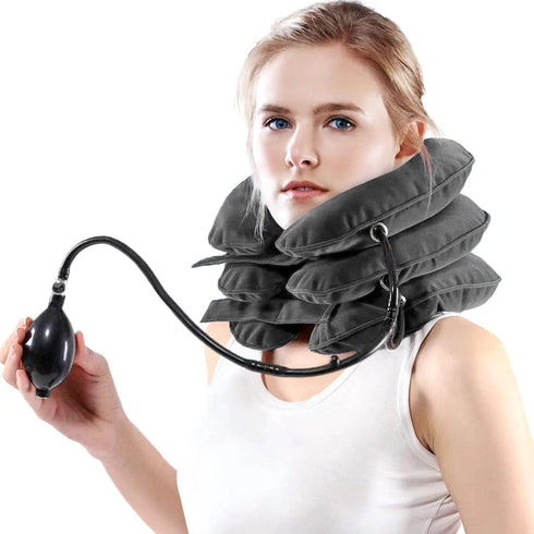 Neck Stretcher, Cervical Traction Device, Neck Traction Device, Adjustable Inflatable Neck Braces