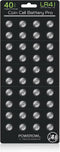 POWEROWL High Capacity LR41 Batteries (40 Pack), AG3 L736 392 384 192 Premium Alkaline Battery 1.5V