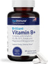 Vitamin B Complex with Vitamin D3, B12, B6, Magnesium Bisglycinate, and Folate, 60 Capsules