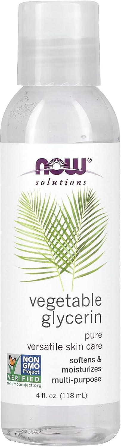 NOW Vegetable Glycerin, 4-Ounce