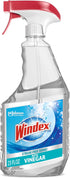 Windex with Vinegar Glass Cleaner Spray, 23 fl oz, New Packaging to Prevent Leakage and Breaking