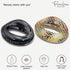 Parcelona -Set of 2 2 1/2 inch Small French Flat Tube Celluloid Clips, Non-Slip Grip, Hair Clip, Durable Hair Accessories, Hair Clips for Mu