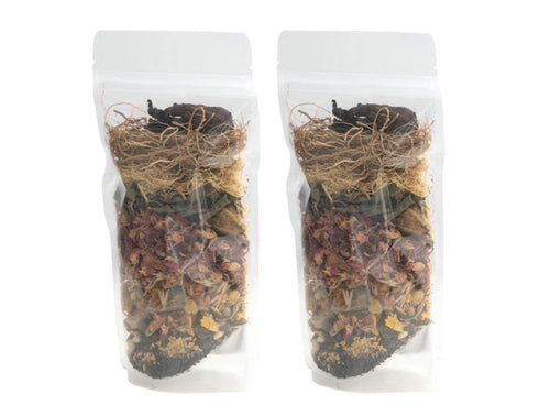 Yogi’s Gift Ayurvedic Herbal Hair Oil Mix, 75 g x 2 packs, 18 Essential Herbs for Growth, 100% Natural Product