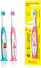 Premium Kids Toothbrush, Gentle Cleansing for Ages 2-6, Colors May Vary, Pack of 1