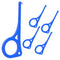 Aligner Removal Tool, 5 Invisible Braces Removal Tools for Dentures, Trays, Retainers, and Aligners (Dark Blue)