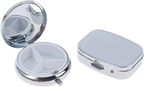 Vini Pill Box Small Medicine Pill Case Portable Medicine Tablet Vitamin Holder Organizer