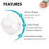 Tiny Cosmetic Containers, 3 Gram 25Pcs Sample Containers with Lids, BPA Free Clear Jars for Makeup, Lotion, Powder