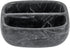 MyGift Modern Black Resin Double Sponge Holder with Marble Pattern for Kitchen Sink