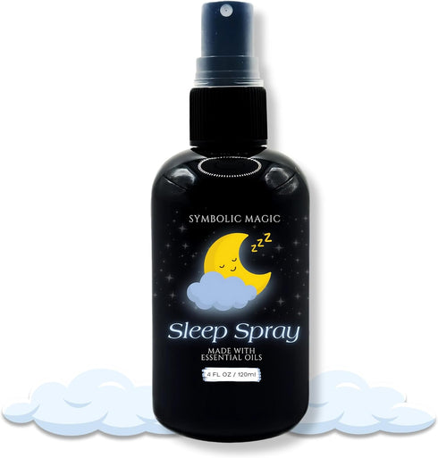 Symbolic Magic Sleep Spray Calming Lavender and Essential Oils, Pillow Mist for Deep Sleeping,