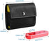 Lit-Pack 7 Weekly Pill Organizer Box Case Travel Medication Reminder Daily AM PM, Day Night Compartments in Leather