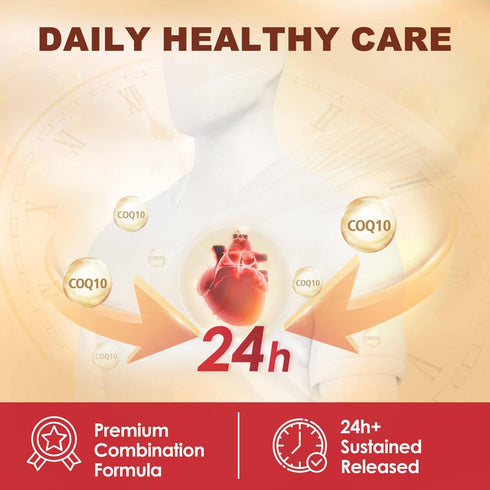CoQ10 400mg SoftGels - Coenzyme Q10 Supplement with PQQ, Omega 3, Vitamin E for Heart & Cellular Energy, 120 Servings