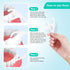 50 Count Individually Wrapped Dental Floss Picks, Oral Care Flossers for Adults, Travel Size