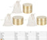 Dustproof Brass Pill Case, Mini Outdoor Waterproof Round Shape Container for Sports, Camping, Hiking - S