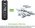 1.2V Ni-MH AAA 300mAh Rechargeable Battery, 12 Pack for Solar Lights, Remote Controllers, Electric Toys
