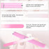 KADS 3 Pack Glass Nail File, Crystal Fingernail Files with Case for Natural Nail Care, Unique Gifts