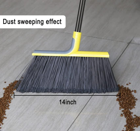 KeFanta Outdoor Broom, 58" Heavy-Duty Commercial Broom for Floor Cleaning in Garage, Patio, Indoor Home