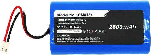 TAWUZUOR OM0134 EHL65 EHL-65 25458 7.4V/2600mAh Battery Compatible with Odyssey Analog Eclipse