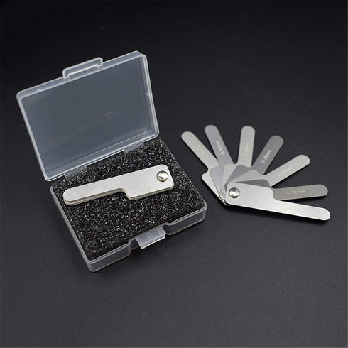 1Pc Silver Dental Orthodontic Interproximal Enamel Reduction Gauge Ruler - Stainless Steel Ipr Tool, Personal