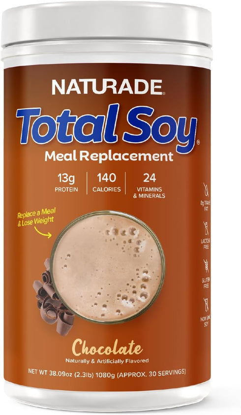 Naturade Whole Chocolate Pure Soy Meal Replacement, 17.8 Ounces