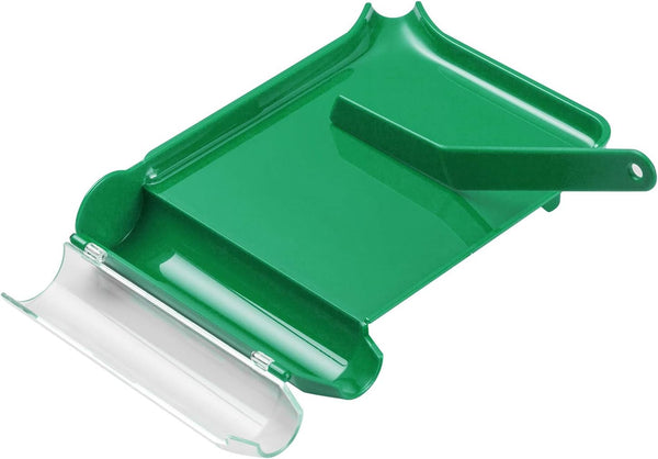 Medarchitect Right Hand Pill Counting Tray with Spatula, Green - L Shape