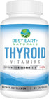 Best Earth Naturals Thyroid Support Supplement for Women and Men - 60 Capsules
