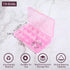 Small Compartment Organizer Case, 4PCS 15-Grid Adjustable Plastic Box with Dividers for Jewelry, Craft, and Hardware