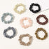 Scrunchies Silk Satin Hair Ties - Elastic Ponytail Holders, Small Scrunchy for Thick Curl Hair, No Crease Accessories