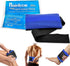 Reusable Hot and Cold Packs for Injuries, 2 Flexible Gel Ice Packs for Joint Pain, Muscle Soreness, and Headaches