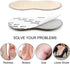 Dr.Foot Heel Grips for Men and Women, Self-Adhesive Cushion Inserts for Foot Pain