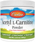 Carlson Acetyl L-Carnitine Powder, Free-Form Amino Acid for Cognitive Health, Brain Function & Muscle Support, 3.53 oz