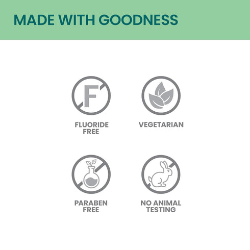 Himalaya Mint Fresh Gel Toothpaste - Fluoride Free, 6.17 oz to Reduce Plaque & Brighten Teeth