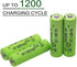 12 Count Ni-MH AA 1800mAh Rechargeable Batteries 1.2V for Garden Landscaping Outdoor Solar Lights, String Lights