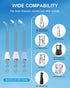MySmile 10 PCS Replacement Jet Tips, Oral Irrigator Nozzle Set Compatible with Waterpik, Includes Classic, Periodontal