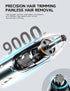 ZORAMI Rechargeable Ear and Nose Hair Trimmer, Professional Painless Eyebrow & Facial Hair Trimmer, Black