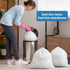 Neyora 13 -200 Count -23''27'' Gallon Trash Bags White Trash Holders Unscented Trash Bags with Drawstrings