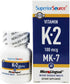 Superior Source Vitamin K2 MK-7 (Menaquinone-7), 100 mcg, Quick Dissolve MicroLignual Tablets, 60 Count, Healthy Bones and Arteries, Immune & Cardiovascular Support, Non-GMO