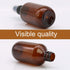 SYNTECSO 12 Pack 2oz Amber Plastic Spray Bottles, Fine Mist Spray Bottles for Essential Oils & Cleaning