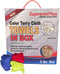 Premium Color Terry Cloth Rags, 5 lbs. Compressed Box | Heavy Duty Rag for Home & Commercial, 100% Reusable, Absorbent