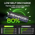 PEYHFCCE 1.2V 600mAh (16 Packs) NiMH AA Rechargeable Batteries,Solar AA Battery for Outdoor Solar Lights and Household