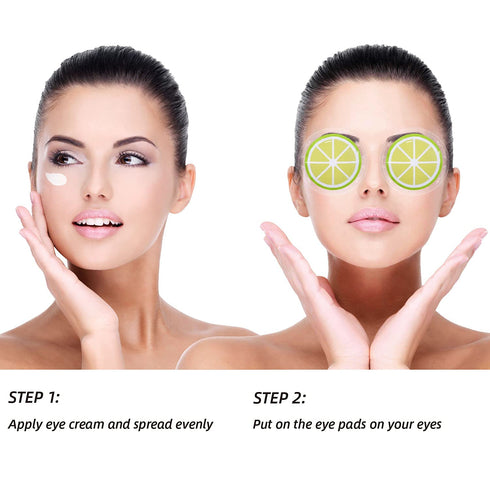 Gel Ice Pack Reusable Cooling Eye Pads, Hot Cold Treatment for Redness and Pain Relief
