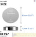 PoundMax 927 3v Pack 5 Count CR Batteries Lithium Button Cell Battery Combo