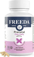 FREEDA Prenatal Vitamin - Kosher Prenatals with Iron, Folic Acid, Choline, Vitamin D for Pregnant Women