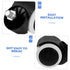 4pcs Heavy Duty Replacement Wheels - Rolling Cart Accessories