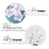 JEAIRTS Flower Wedding Hair Pins, Rhinestone Bridal Hair Pieces, Sparkly Crystal Hair Accessories for Women (Pack of 2)
