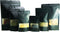 50pcs Black Kraft Paper Stand Up Pouches, 7x10inch Ziplock Food Storage Bags with Matte Window