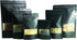 50pcs Black Kraft Paper Stand Up Pouches, 7x10inch Ziplock Food Storage Bags with Matte Window