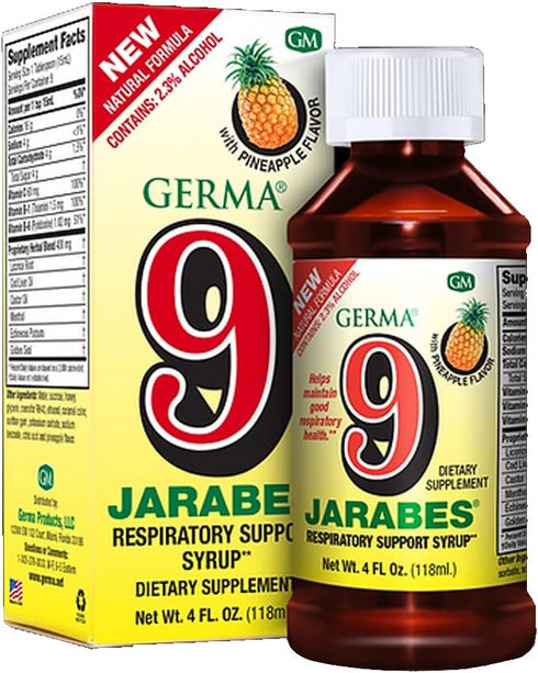 Germa 9 Jarabes, 4 OZ
