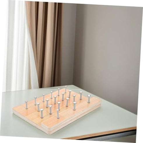 UPKOCH Wooden Finger Strengthening Therapy Board for Hand Rehabilitation